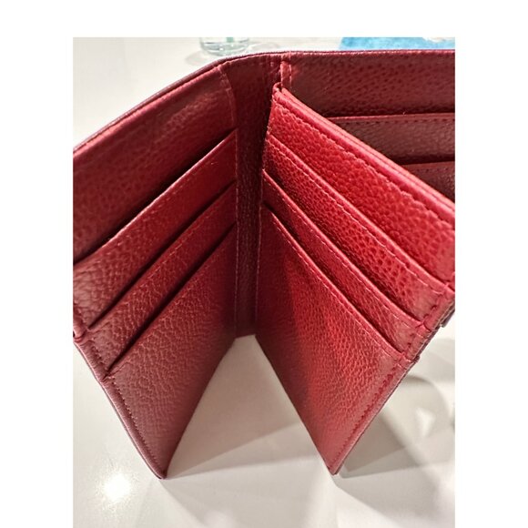 MUNDI Burgundy Genuine Leather RFID Zip Wallet - Picture 3 of 6